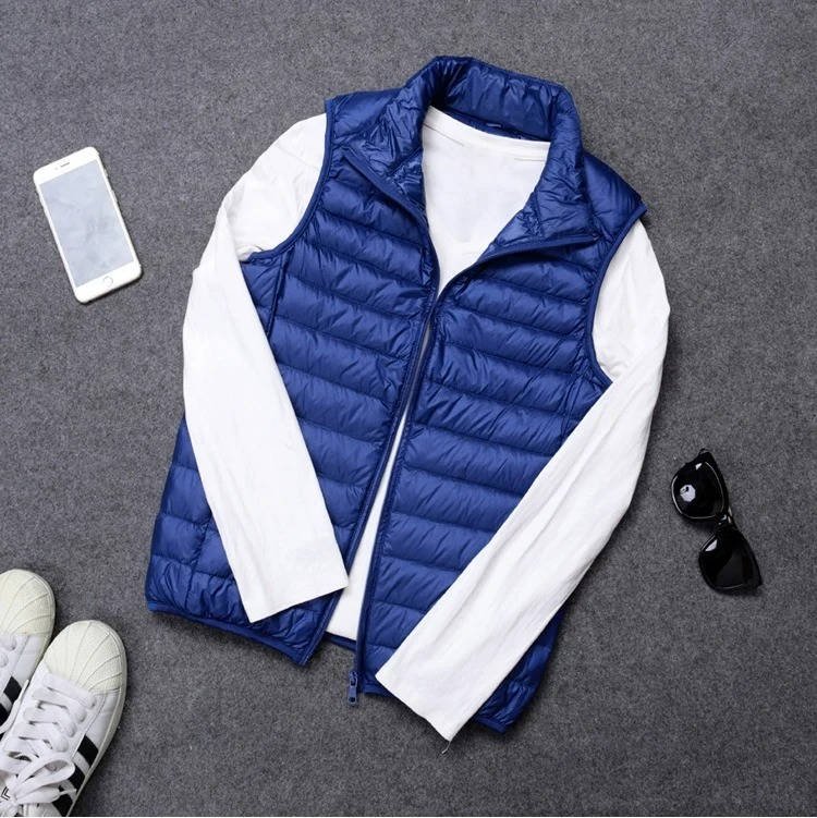 Men's Lightweight Packable Down Vest | Quilted Sleeveless Alternate