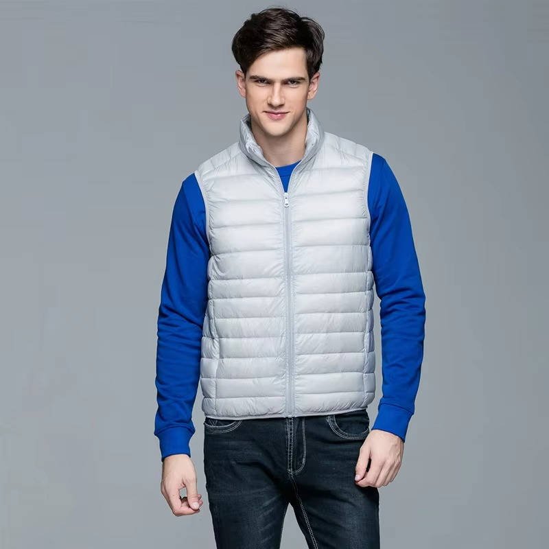 Men's Lightweight Packable Down Vest | Quilted Sleeveless View 12