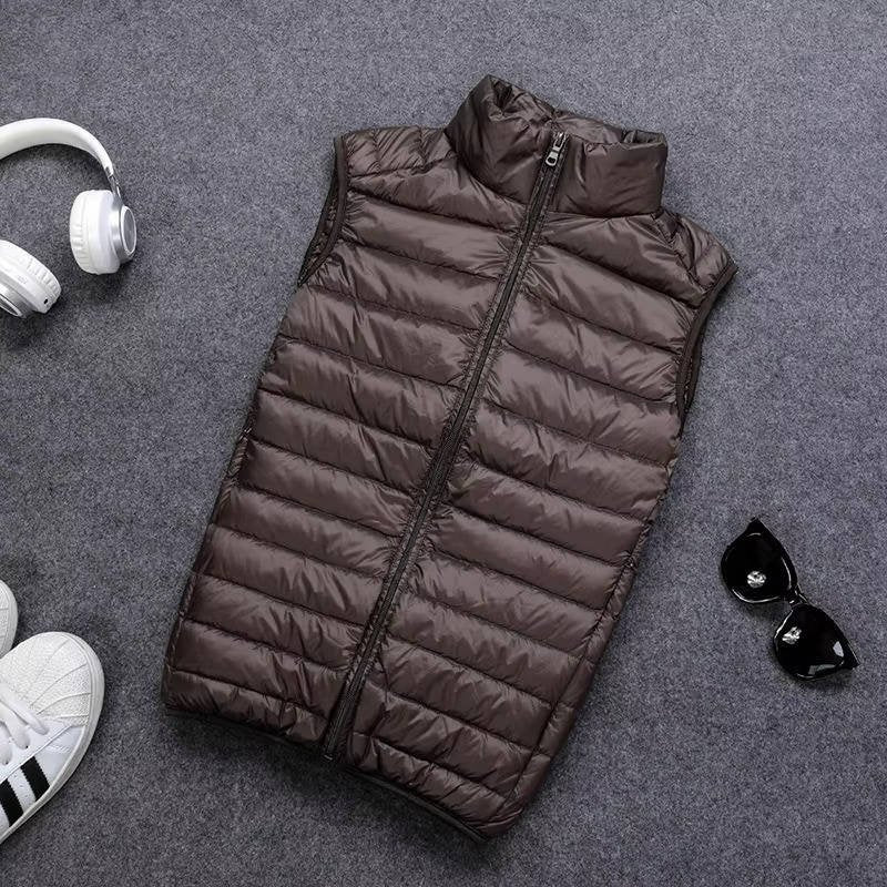 Men's Lightweight Packable Down Vest | Quilted Sleeveless View 20