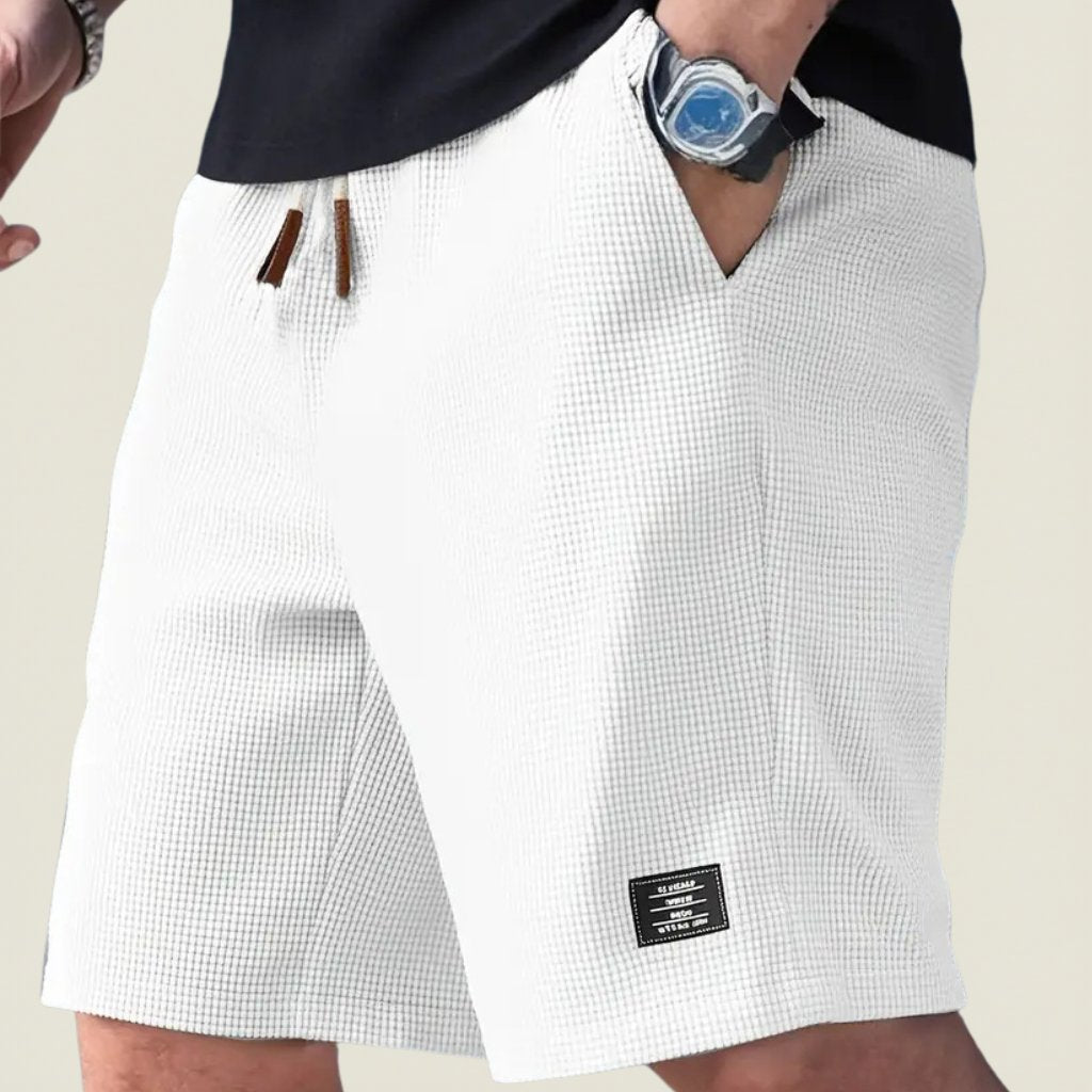 Men's Lightweight Summer Waffle Shorts Pants Alternate