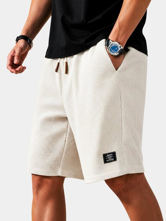 Men's Lightweight Summer Waffle Shorts Pants Hero