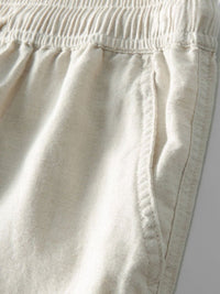 Men's Linen Band Collar Co-Ord Set | Shirt & Trousers Full