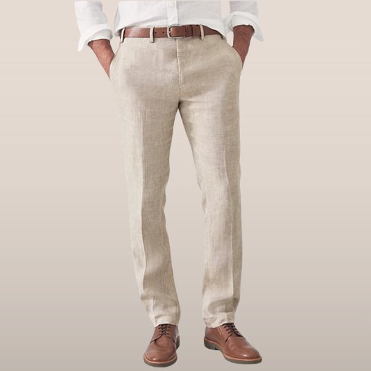 Men's Linen Dress Pants | Slim Fit Summer Hero