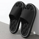 Men's Massage Footbed Pillow Slides Shoes