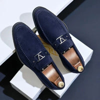 Men's Metal Buckle Loafers | Urban Detail