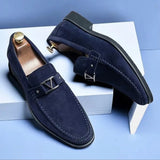 Men's Metal Buckle Loafers | Urban