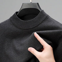 Men's Mock Neck Pullover Sweater Lifestyle