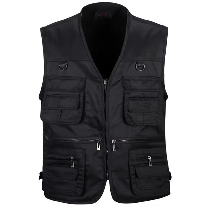Men's Multi Pocket Hiking Vest | Outdoor Back