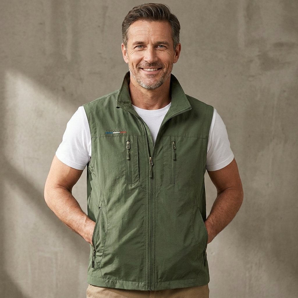 Men's Multi Pocket Utility Coats & Jackets Front