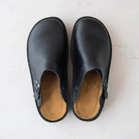 Men's Orthopedic Leather Clogs Shoes Side