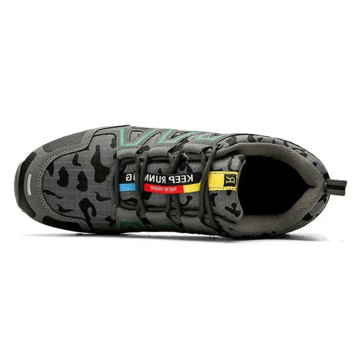 Men's Orthopedic Support Sneakers | Camo Cushioned Sole Angle