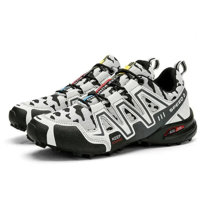Men's Orthopedic Support Sneakers | Camo Cushioned Sole Front