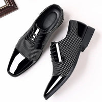 Men's Oxford Wedding Shoes | Cap Toe Contrast Texture Detail Hero