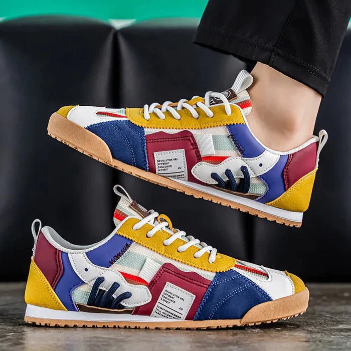 Men's Patchwork Utility Sneakers | Trail Street Alternate