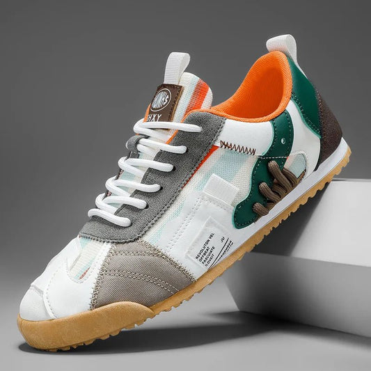 Men's Patchwork Utility Sneakers | Trail Street Front