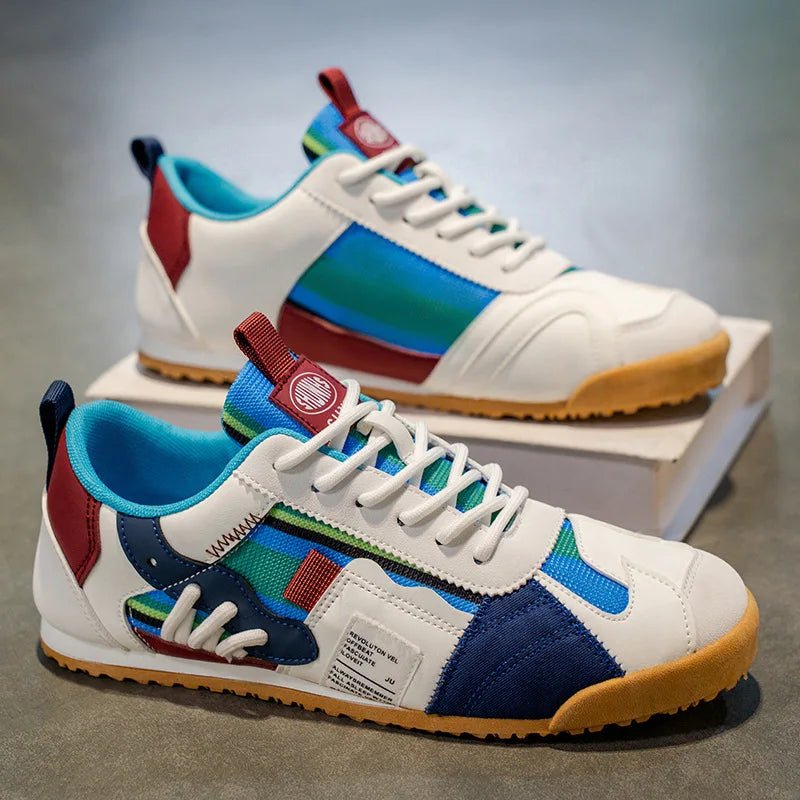 Men's Patchwork Utility Sneakers | Trail Street View 11