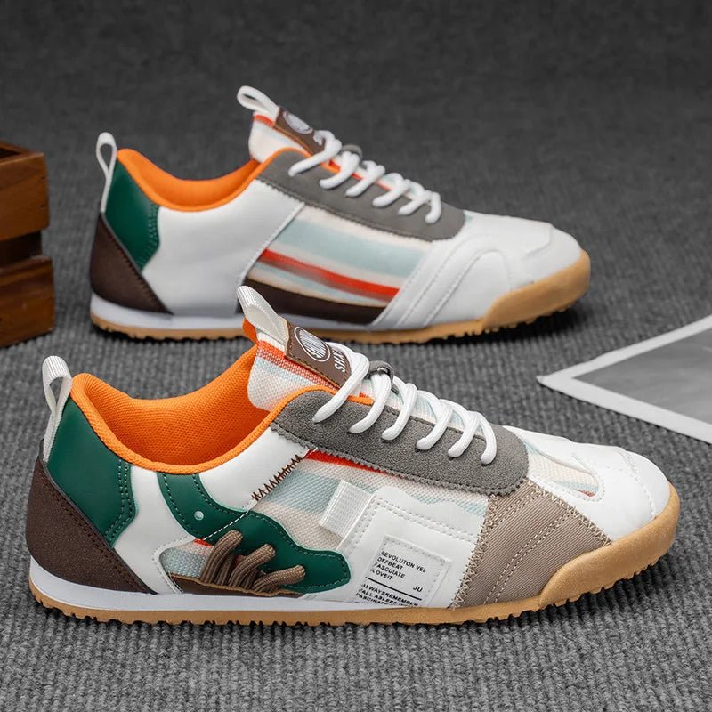 Men's Patchwork Utility Sneakers | Trail Street View 13