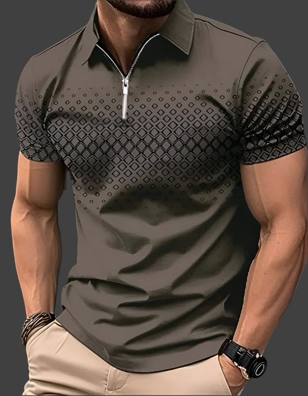Men's Pique Polo Shirts | Classic Tennis Tail Hem Back
