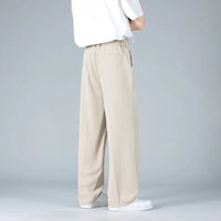 Men's Pleated Chino Trousers | Relaxed Fit Detail