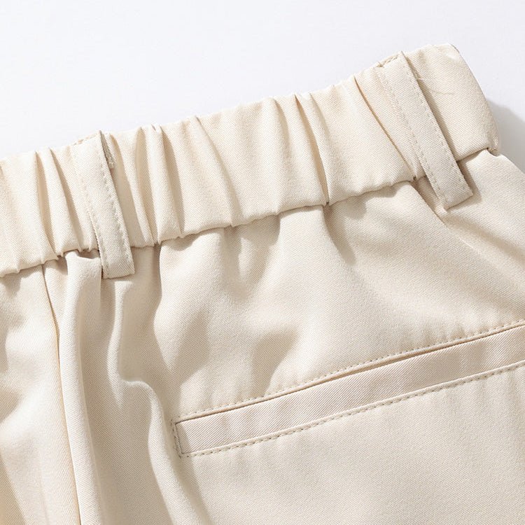 Men's Pleated Chino Trousers | Relaxed Fit Full