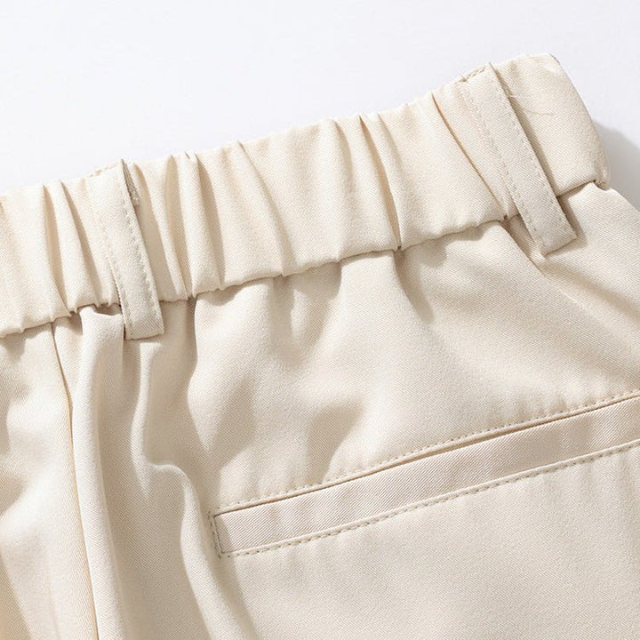 Men's Pleated Chino Trousers | Relaxed Fit Full