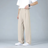 Men's Pleated Chino Trousers | Relaxed Fit