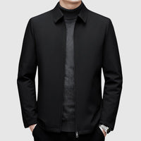 Men's Point Collar Down Jacket | Duck-Down Winter Coat Front