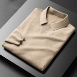 Men's Polo Collar Softness Sweater | Knit Poly-Blend