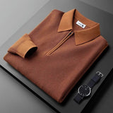 Men's Quarter-Zip Waffle Knit Shirt | Tailored Casual