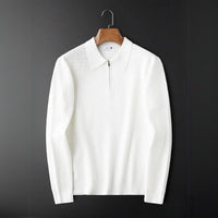 Men's Quarter-Zip Waffle Knit Shirt | Tailored Casual Lifestyle
