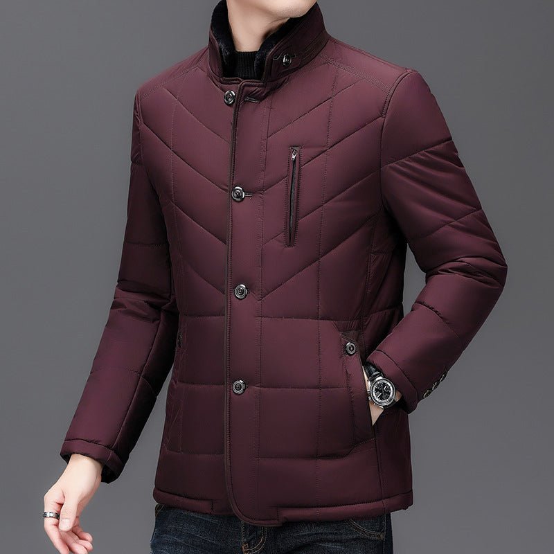 Men's Quilted Comfort Jacket | Fur Collar Lifestyle