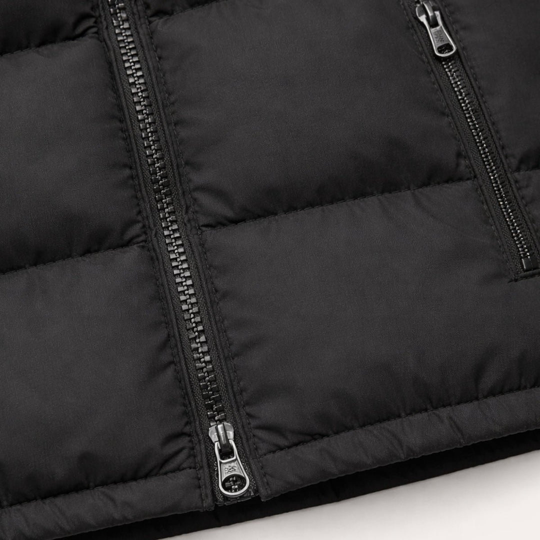 Men's Quilted Padded Puffer Vest | Sleeveless Gilet Detail