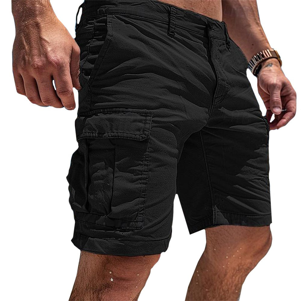 Men's Relaxed Cargo Shorts Pants Back
