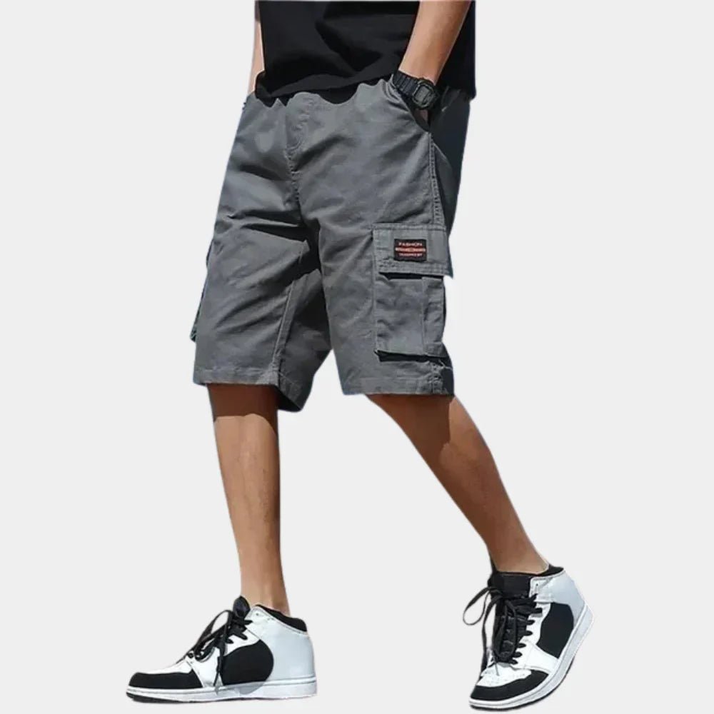 Men's Relaxed Cargo Shorts Detail