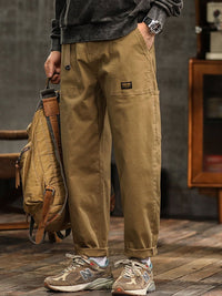 Men's Relaxed Cotton Utility Pants View 11