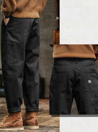 Men's Relaxed Cotton Utility Pants View 16