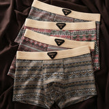 Men's Retro Cotton Boxer Loungewear