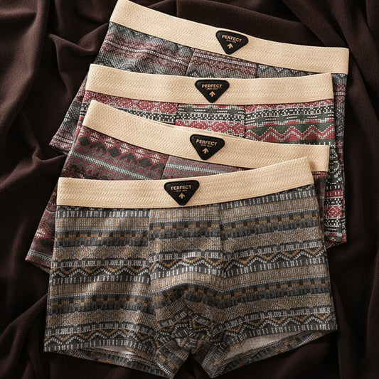 Men's Retro Cotton Boxer Loungewear Hero