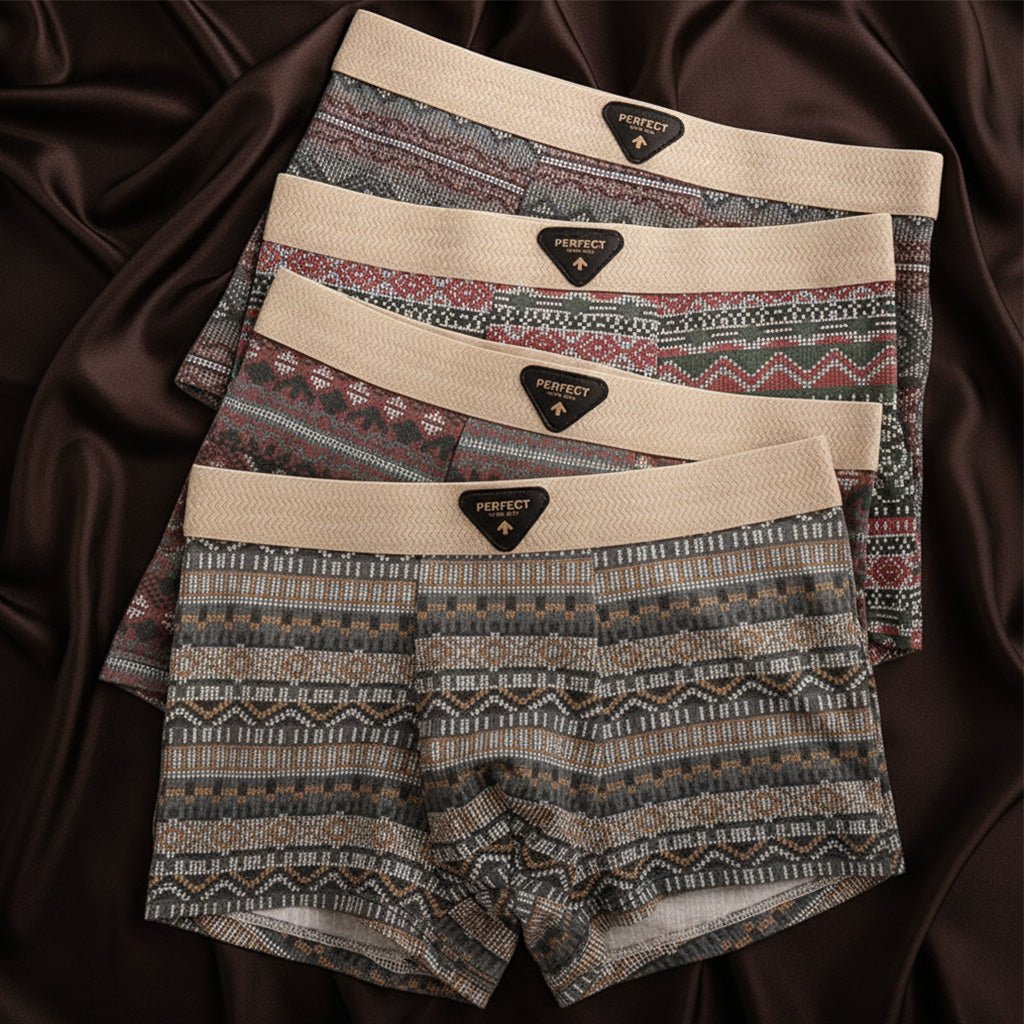 Men's Retro Cotton Boxer Loungewear View 11