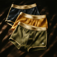 Men's Ribbed Organic Cotton Boxer Loungewear Hero