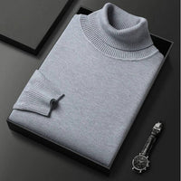 Men's Ribbed Turtleneck Sweater | Classic Knit Lifestyle