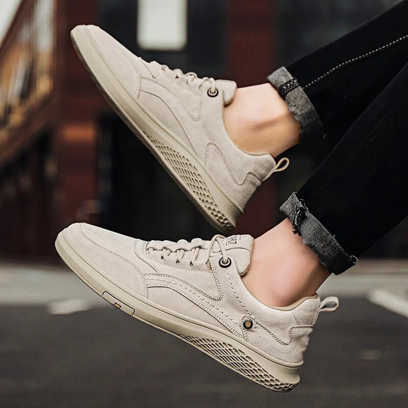 Men's Rivet Detail Suede Sneakers | Casual View 11