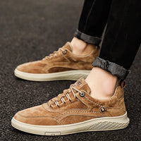 Men's Rivet Detail Suede Sneakers | Casual View 17