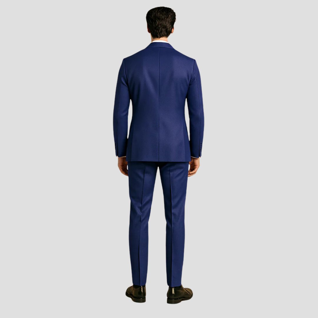 Men's Shawl Lapel Tuxedo Slim Fit | Three-Piece Weddings Formal Events Detail