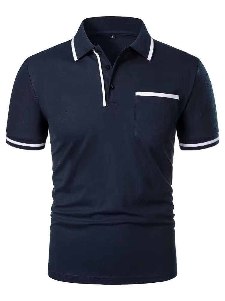 Men's Short Sleeve Polo Shirt | Chest Pocket Full