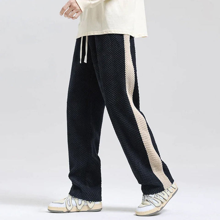 Men's Side Stripe Corduroy Pants | Drawstring Jogger Hero