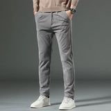 Men's Slim Fit Corduroy Pants | Cotton Dress Trouser