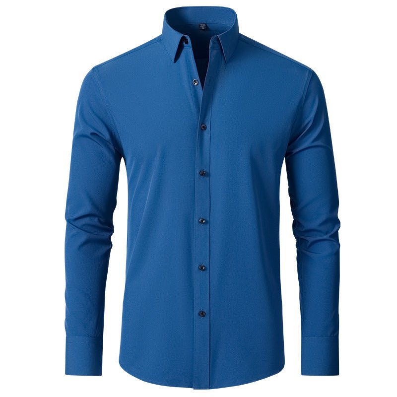 Men's Slim Stretch Dress Shirt Top View 12