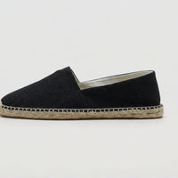 Men's Slip-On Linen Espadrilles Shoes Angle