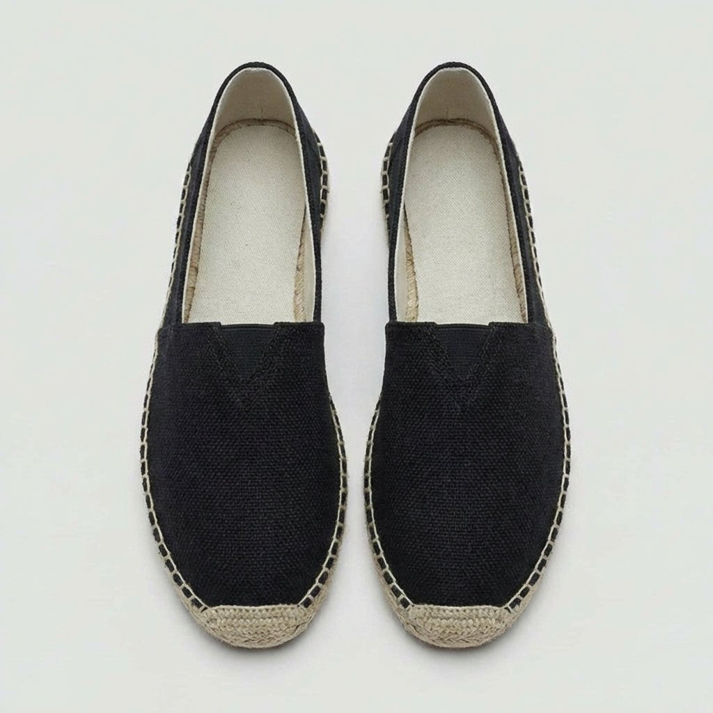 Men's Slip-On Linen Espadrilles Shoes Lifestyle